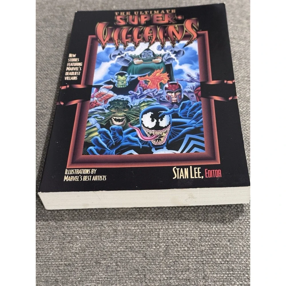The Ultimate Super Villains Stan Lee 1996 Trade Paperback Boulevard Book VINTAGE
